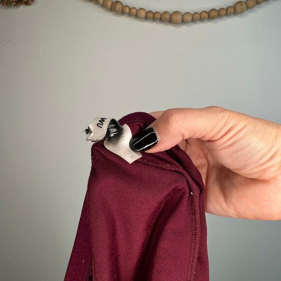 Jason Wu Red Velour Velvet Lace Trim Sleep Shorts - Picture 4 of 4